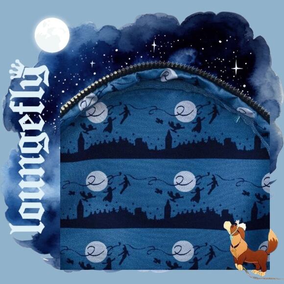 NWT Loungefly Peter Pan Second Star Glow Backpack main image 12